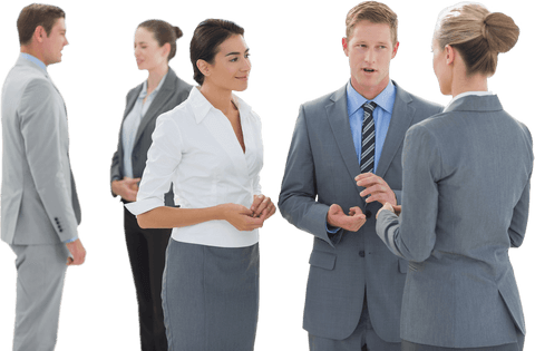 transparent business professionals communicating in formal attire - Download Free Stock Videos Pikwizard.com