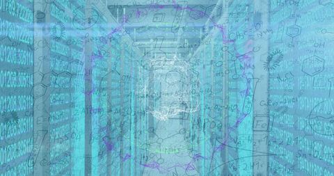 Futuristic Digital Connections Over Data Servers and Computations - Download Free Stock Images Pikwizard.com