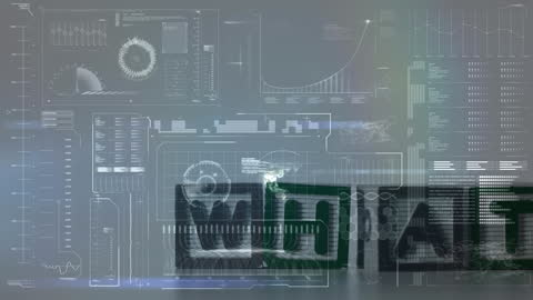 Innovative Digital Interface with Futuristic Data Processing