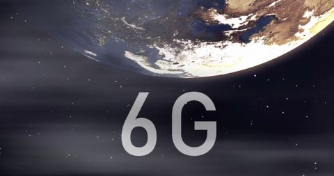 6G Technology with Earth from Space - Download Free Stock Images Pikwizard.com