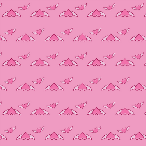 Seamless Heart with Wings Pattern on Transparent Background - Download Free Stock Videos Pikwizard.com