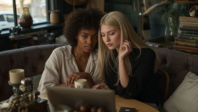 Collaborative brainstorming in cozy lounge environment