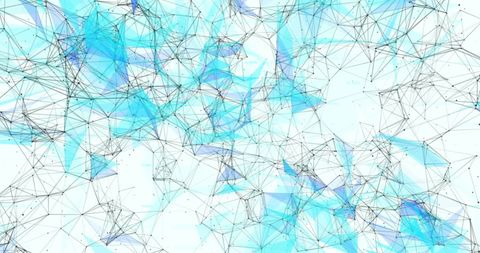 Abstract Blue Network Connections with Geometric Pattern - Download Free Stock Images Pikwizard.com