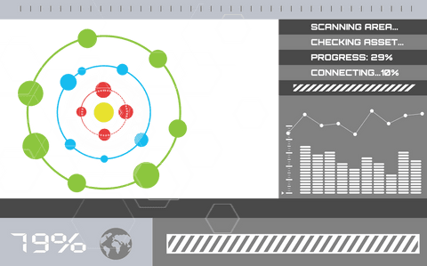 Digital Interface Scanning Process with Progress Indicators on Transparent Background - Download Free Stock Videos Pikwizard.com