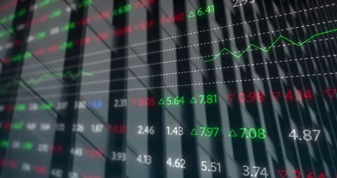 Digital Financial Data Over City Skyline Reflecting Market Trends - Download Free Stock Images Pikwizard.com