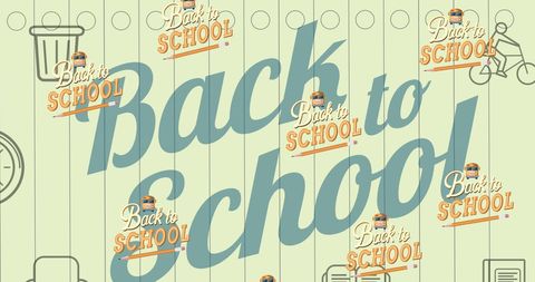 Back to School Design with Educational Icons