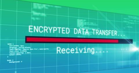 Dynamic Digital Data Transfer and Encryption Interface - Download Free Stock Images Pikwizard.com
