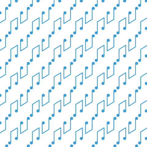 blue musical notes pattern on transparent background - Download Free Stock Videos Pikwizard.com