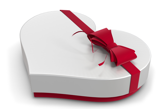 Heart Shaped Transparent Box With Red Ribbon - Download Free Stock Videos Pikwizard.com