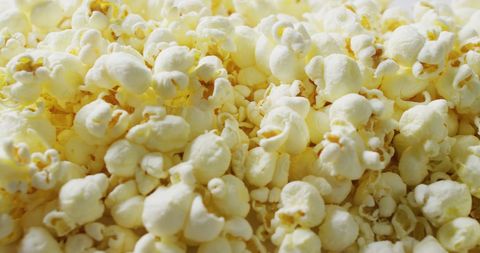 Close-Up of Freshly Popped Popcorn - Download Free Stock Images Pikwizard.com