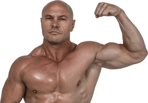 Strong Muscular Man Flexing Bicep in Transparent Background - Download Free Stock Videos Pikwizard.com