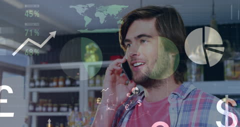 Entrepreneur Discussing Business Strategies Over Phone