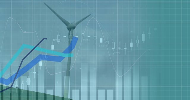 Renewable Energy Concepts with Graphs and Wind Turbine - Download Free Stock Images Pikwizard.com