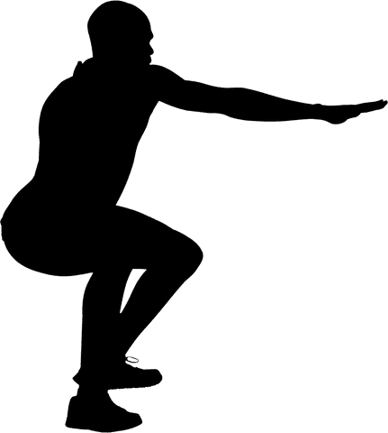 transparent silhouette of man exercising in sport pose - Download Free Stock Videos Pikwizard.com