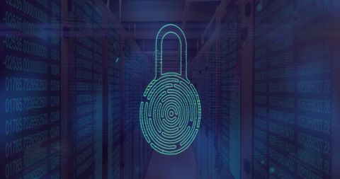 Fingerprint biometric lock over data servers