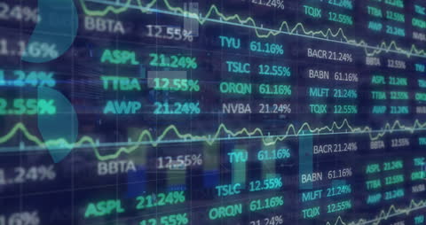 Digital Stock Market Data Analysis Overlays