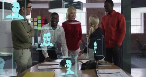 Diverse Team Integrating Holographic Interfaces in Virtual Meeting