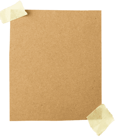 taped brown cardboard paper with copy space on transparent background - Download Free Stock Videos Pikwizard.com