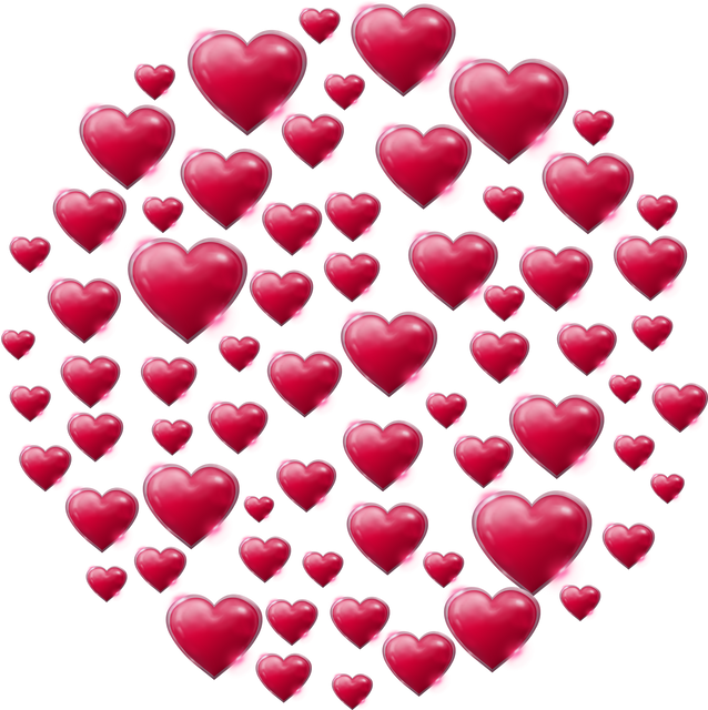 Floating Red Hearts Transparent Background Illustration PNG - Download Free Stock Videos Pikwizard.com