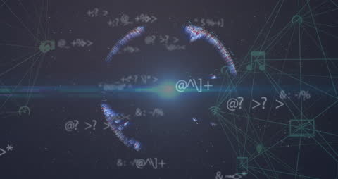 Global Digital Network with Futuristic Technology Concepts