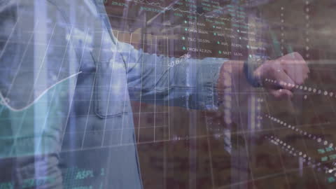 Data Processing Animations in Financial Technology