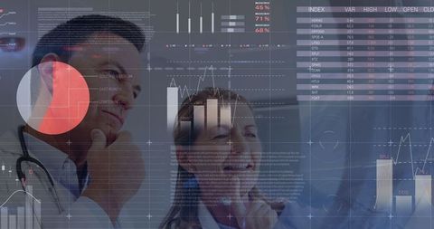 Senior Doctors Analyzing Financial and Health Data Insights - Download Free Stock Images Pikwizard.com