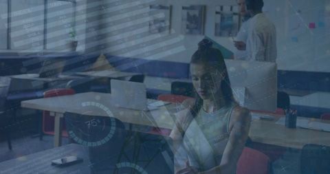 global finance data processing with business professionals in modern office - Download Free Stock Images Pikwizard.com