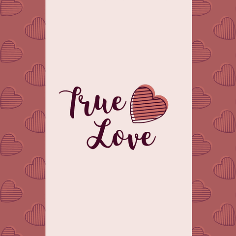 True Love Text with Heart on Transparent Background - Download Free Stock Videos Pikwizard.com