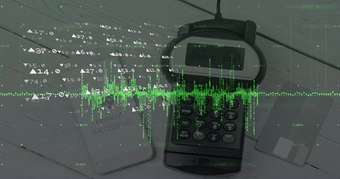 Digital Financial Data and Contactless Payment Concept