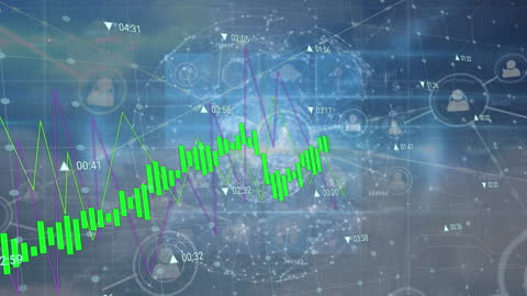 Global Network Technology with Digital Charts Interface