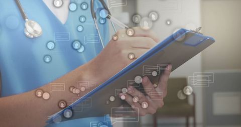 Health Data Management by Doctor Using Digital Interface - Download Free Stock Images Pikwizard.com