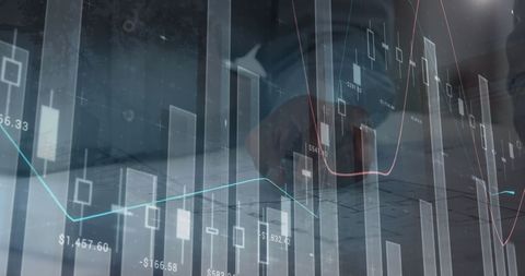 Financial Data Visualization Over Businessman Analyzing Markets - Download Free Stock Images Pikwizard.com
