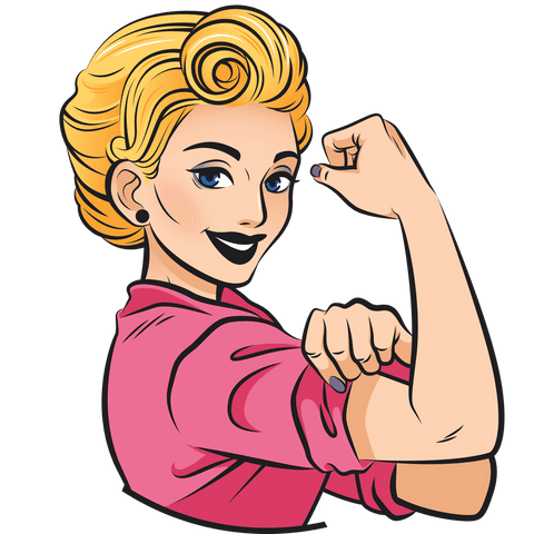 Empowered Woman Celebrating Strength on Transparent Background - Download Free Stock Videos Pikwizard.com