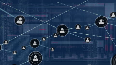 Digital Network Connections with Financial Analytics Background