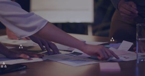 Collaborative Team Analyzing Financial Reports in Office - Download Free Stock Images Pikwizard.com
