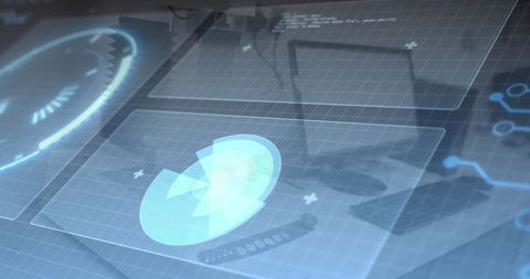 Futuristic Software Interface for Data Analysis and Processing - Download Free Stock Images Pikwizard.com