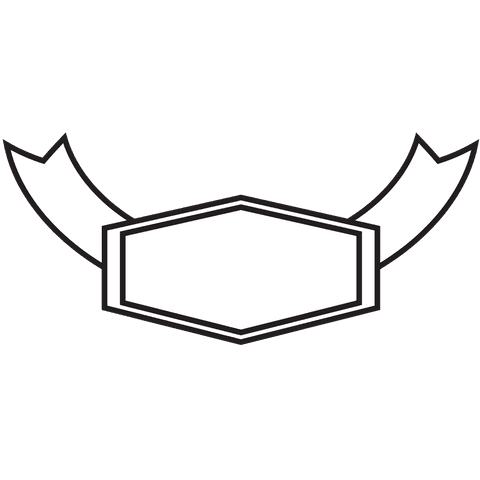 Blank Geometric Ribbon Label Template on Transparent Background - Download Free Stock Videos Pikwizard.com