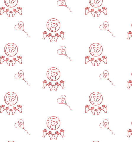 abstract hands globe balloons pattern on transparent background - Download Free Stock Videos Pikwizard.com