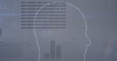 Innovative Minds: Statistical Charts in Human Brain - Download Free Stock Images Pikwizard.com