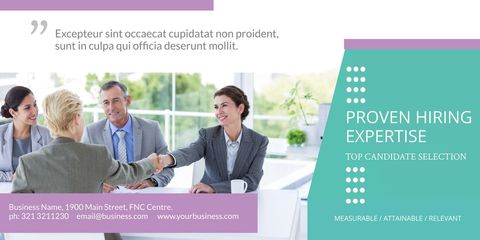 Professional Recruitment Consultation and Networking Success - Download Free Stock Templates Pikwizard.com