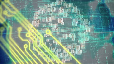 Dynamic Digital Globe of Diverse Faces in Technological Network