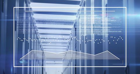 Cloud Data Management in Modern Server Room - Download Free Stock Images Pikwizard.com