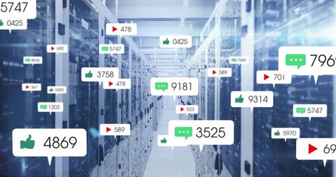 Social Media Analytics in Modern Data Center - Download Free Stock Images Pikwizard.com