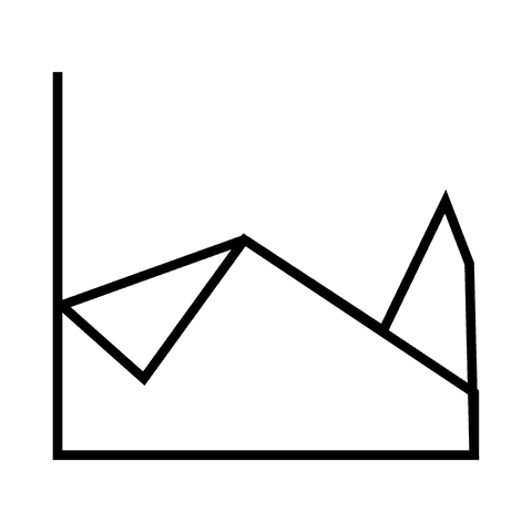 black area chart on transparent png background for data presentation - Download Free Stock Videos Pikwizard.com