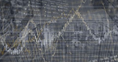 Dynamic Stock Market Data Analysis Visual and Graph Representation - Download Free Stock Images Pikwizard.com