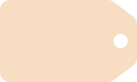 Blank Beige Price Tag Shape with Textured Transparent Background - Download Free Stock Videos Pikwizard.com