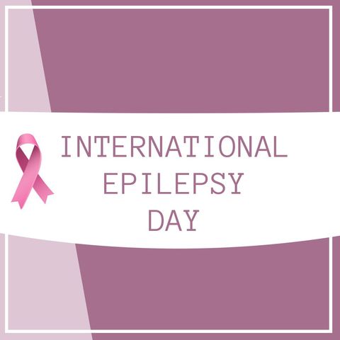 International Epilepsy Day Awareness Purple Ribbon - Download Free Stock Templates Pikwizard.com