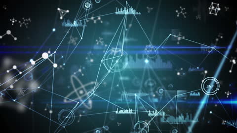 Futuristic Digital Data and Network Connection Concept