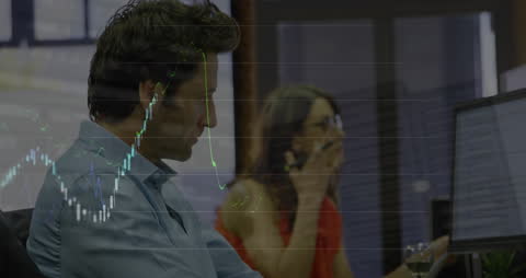 Analyzing Financial Data with Multiethnic Business Team