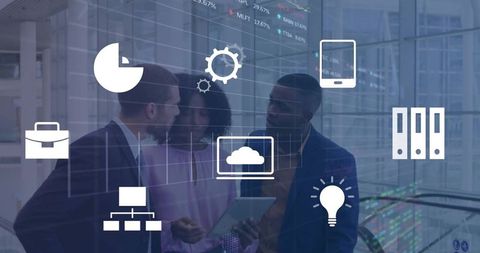 Diverse Professionals Discussing Digital Strategy in Corporate Office - Download Free Stock Images Pikwizard.com